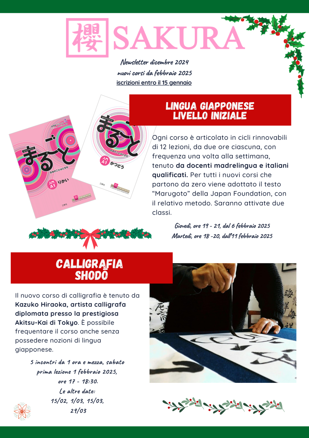 Newsletter dicembre 2024